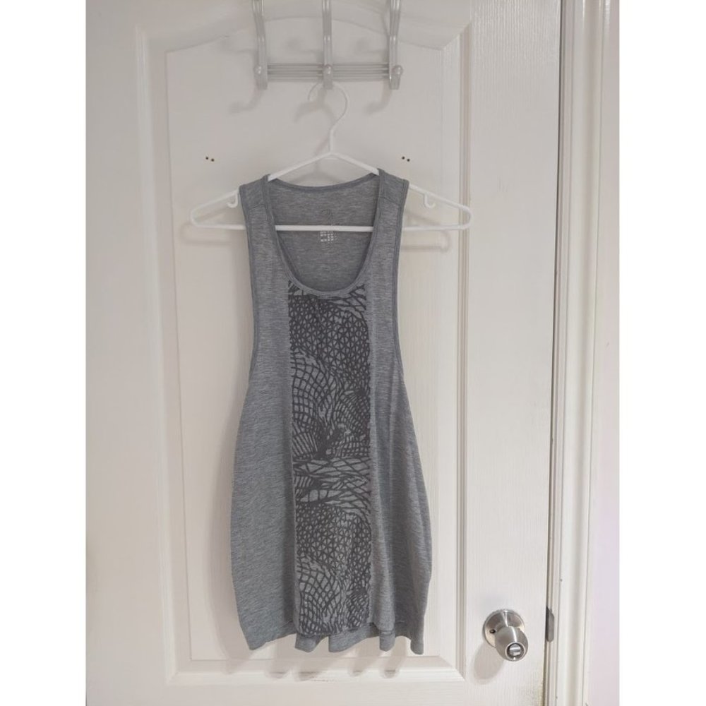 MPG grey workout yoga tank top (small)